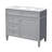 36" Modern Bathroom Vanity Set with Medicine Cabinet in Grey, Ceramic Top, Solid Wood and MDF, TSCA & UPC Certified
