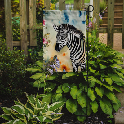 Drapeau de jardin zèbre