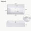 Meuble-lavabo blanc 21,6 po