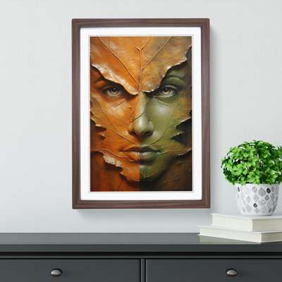 Leaf Symbolism - Single Picture Frame Print on Wood