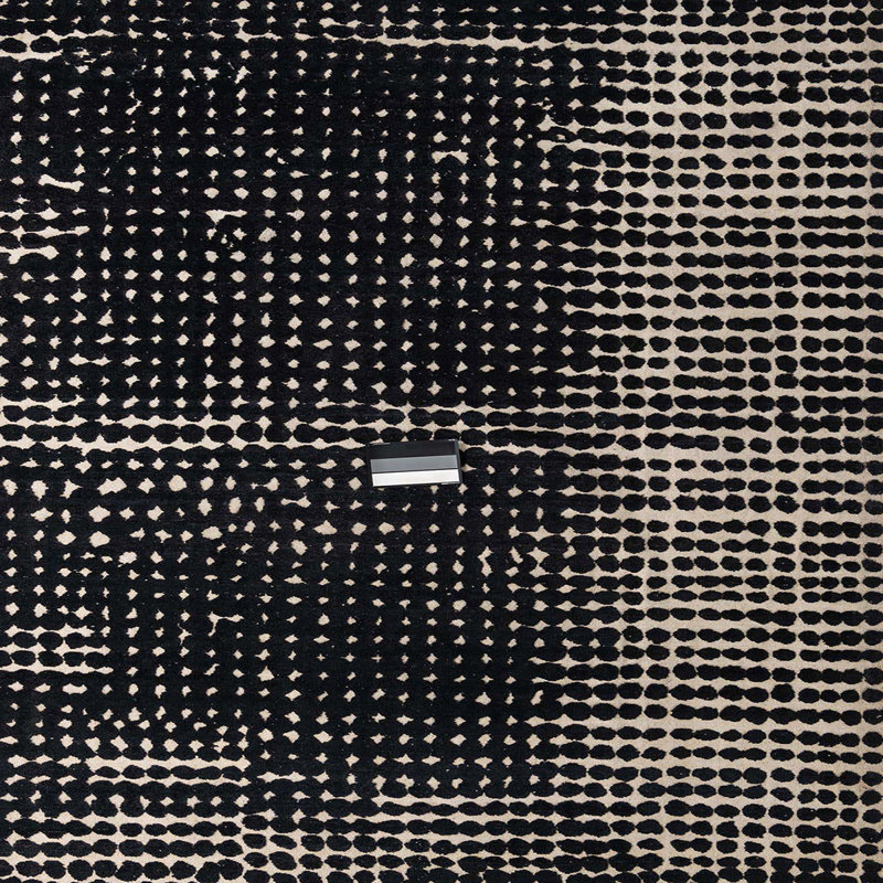 Tapis abstrait moderne 4903, Carré 5 pi