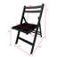 Ensemble de 4 chaises pliantes en bois-130094322