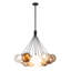 Bolla 28-in Black dimmable LED Chandelier-722567926