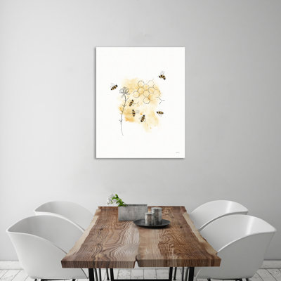 Leah York " Bees And Botanicals VI " by Leah York