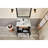 36" Solid Wood Bathroom Vanity with 1" Engineered Marble Top, Single Sink-240842223-240842218