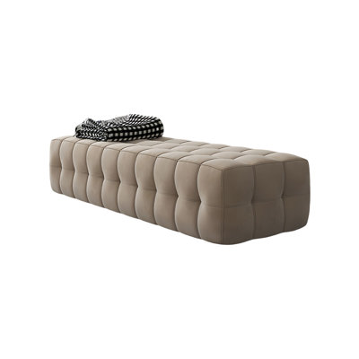Muncey Velvet Upholstered Bench