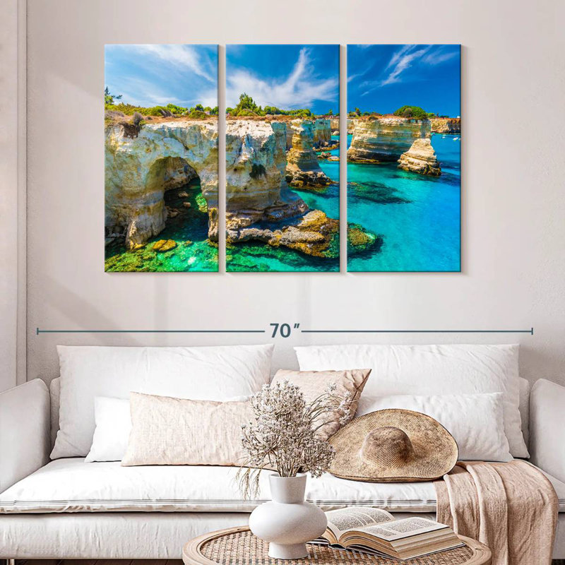 Sebbie Torre Sant'Andrea Cliffs, 32" H x 50" W