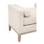 Tabouret d'appoint rembourré Keaton