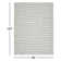 Striped Area Rug in Silver