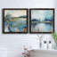 Energetic Earth - ensemble de 2 peintures sur toile encadrées-1904986531-1904986529