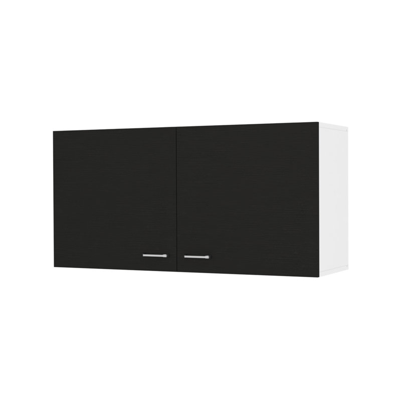 Armoire murale 2 portes Carbon Espresso, Noir