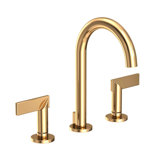 Priya Widespread Bathroom Faucet with Drain Assembly