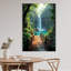 Art mural en verre trempé tropical-994545754