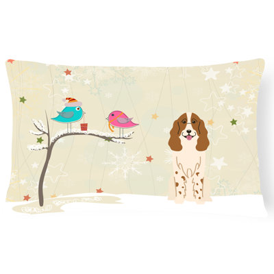 Coussin lombaire intérieur/extérieur neutre de noël moderne &