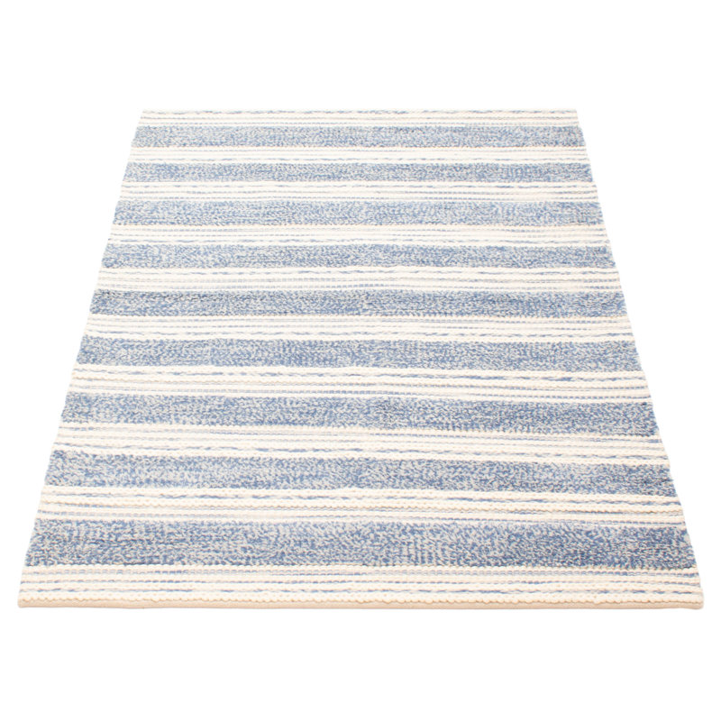 Tapis bleu unique 5 pi 2 po x 7 pi 7 po Sienna
