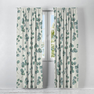 Semi Sheer Curtain Pair
