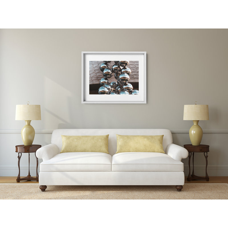 Distant Eyes Print by Joseph Regan, 26" H x 36" W x 0.75" D, White