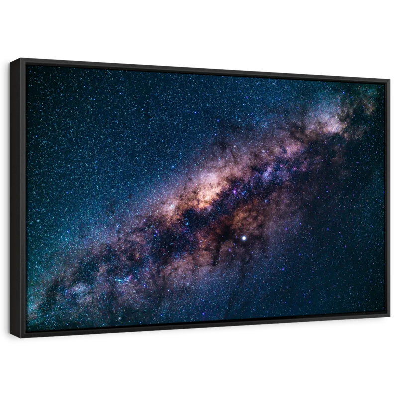 Stars In Milky Way Canvas Print, 9" H x 13" W