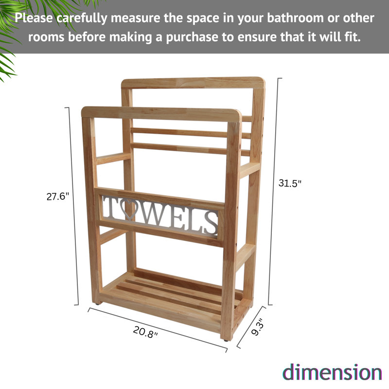 Leverson Solid Wood Bathroom Storage Furniture Set, White/Natural