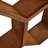 Ancha Hexagon Outdoor Cold-Rolled Steel Firewood Log Rack Set