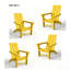 Chaise Adirondack en plastique / résine Barbour Greenture-1491199742