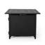 Foyer d'extérieur carré au propane en aluminium 32 po, noir mat - 37 000 BTU