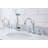 Empire Stone Oval Console Bathroom Vanity with Faucet and Overflow-1759907037