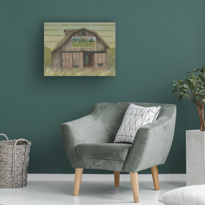 Art sur toile 6 "Cole Cheryl Bartley Barn", H 14 po x l 19 po