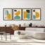 "Décoration murale géométrique abstraite" 4 pièces-101520452-101520453