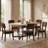 Mid-Century Upholstered Solid Wood Side Chair  Set of 2-1194623117