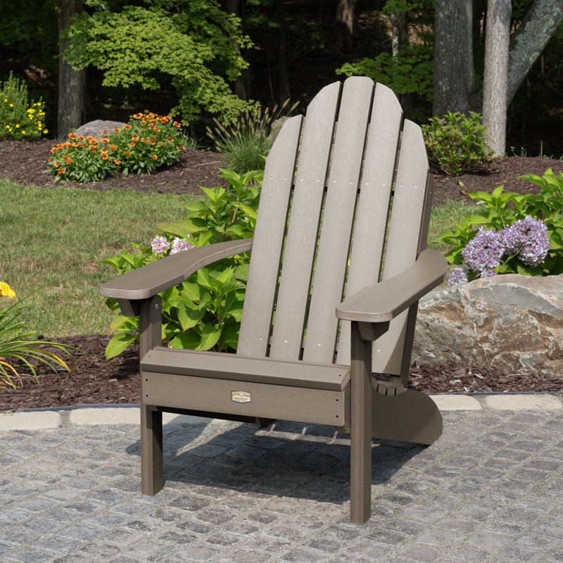 Hintz Outdoor Adirondack Chair, Woodland Brown