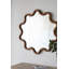 Miroir d'appoint 31 "x 30" en bois avec cadre unique