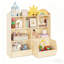 Rangement pour jouets, bibliothèque, armoire de rangement pour jouets, armoire pour bibliothèque pour tout-petits