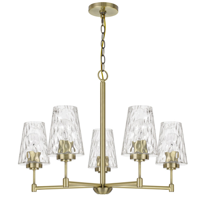 Lustre cylindrique unique à 5 lumières Tseng