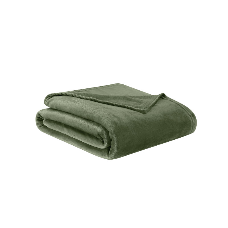 Velours moelleux vraiment doux, Twin XL Blanket, Green