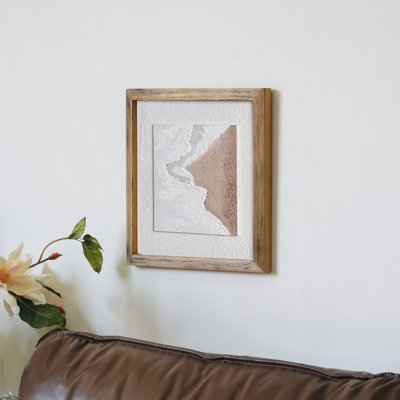 Beach Waves Landscape Modern Abstract Textured Wall Decor