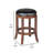 Deltrice Swivel Solid Wood Counter Stool-694182073
