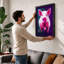 Pink Pig Pop Modern - Print-136684308-136684312