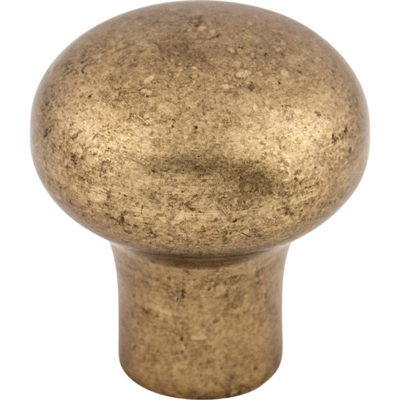 Aspen Round 7/8" Diameter Round Knob, Light Bronze, 7/8" Knob Diameter