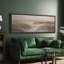 Art graphique de paysage abstrait brun clair, images murales neutres, impression numérique sur toile giclée sur toile-111653332-111653330