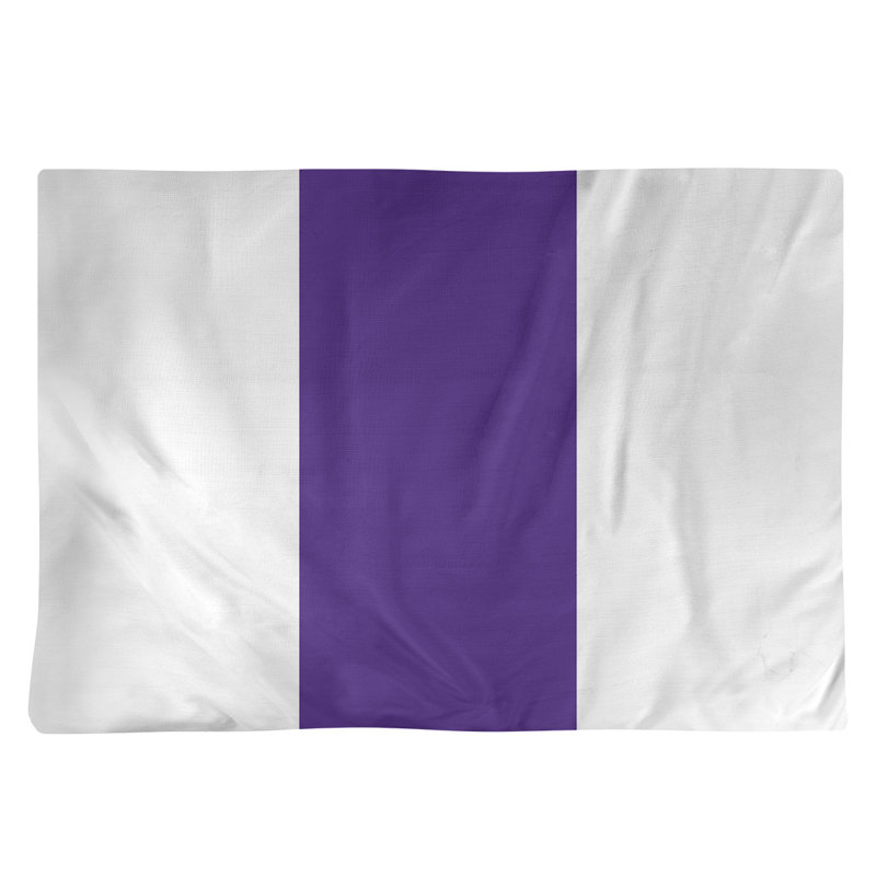 Récapitulatif de 18 po Evanston Cat, Blanc, Sergé de coton