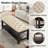 44" Wide Tufted Rectangle Cocktail Ottoman With Storage Tray-1457743011