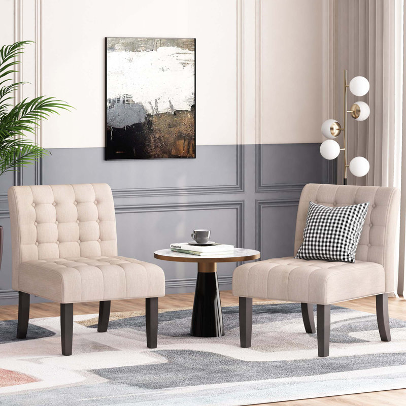 Chaise d'appoint [Ensemble de 2 pièces]