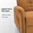 Winta Swivel Glider Power Recliner Chair, Fabric Upholstered-161126349