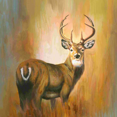 Spotted deer Painting by Tejas Soni