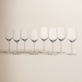 Pure Crystal 8 Piece 18 oz. Wine Glass Set