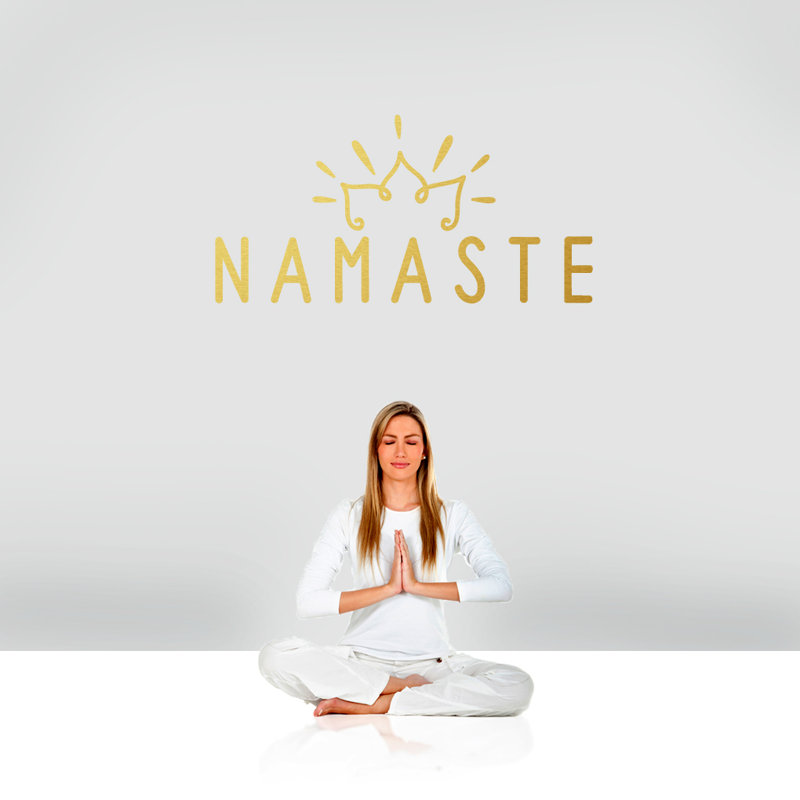 Adhésif décoratif Namaste, Or