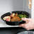Dixil 24oz Black Meal Prep/ Bento Box Disposable Container with Clear Lid