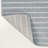 Anaceli High-Low Minimalist Angle Geometric Light Blue/Cream Indoor/Outdoor Rug-1664150227