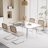 Rectangle Glass Top Dining Set-1018318998-1018318999-1028755026